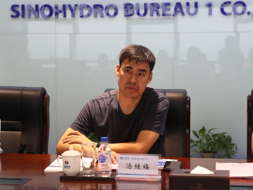 哈尔滨市宾县县委副书记汤继福一行到访水电一局